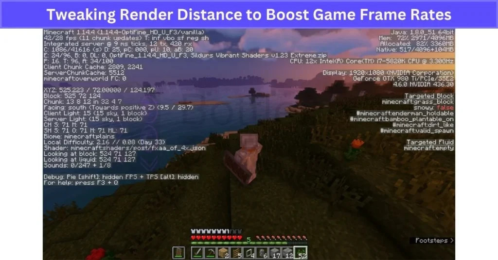 Tweaking Render Distance to Boost Game Frame Rates