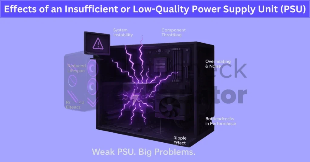 Effects of an Insufficient or Low-Quality Power Supply Unit (PSU)