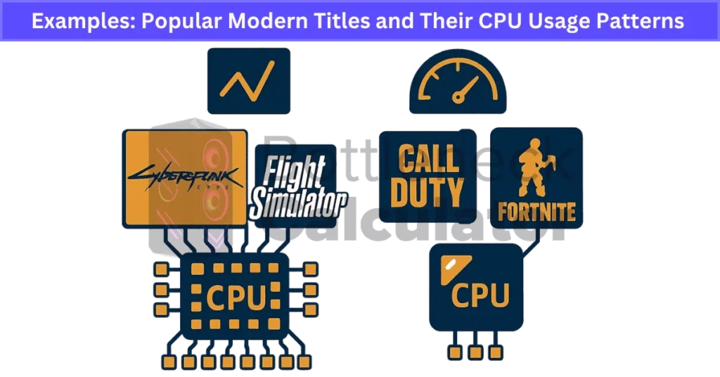 Examples: Popular Modern Titles and Their CPU Usage Patterns