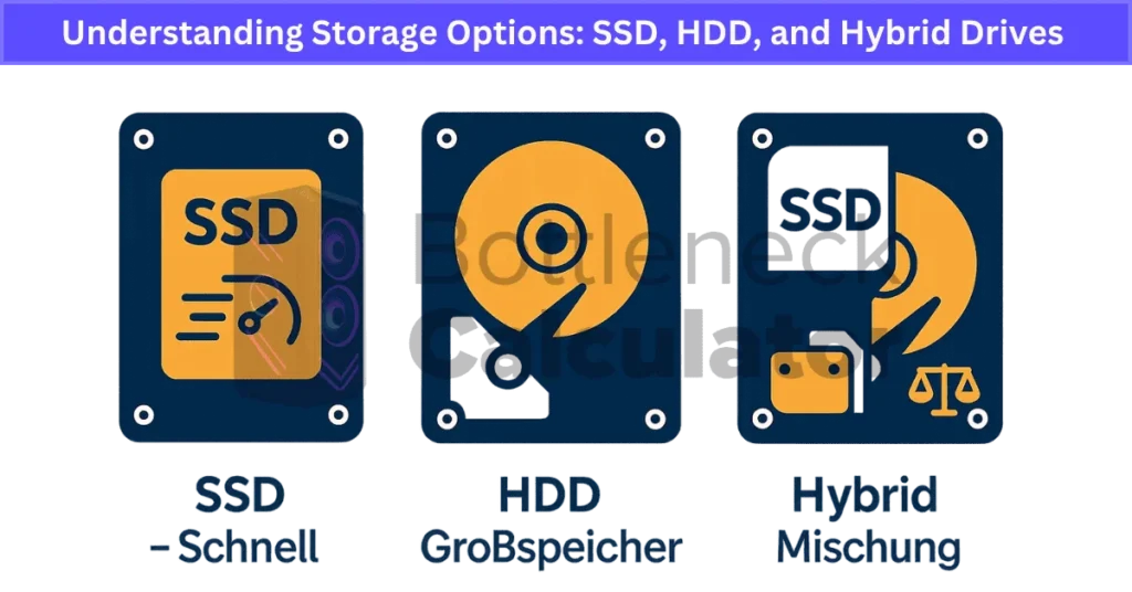 Understanding Storage Options: SSD, HDD, and Hybrid Drives