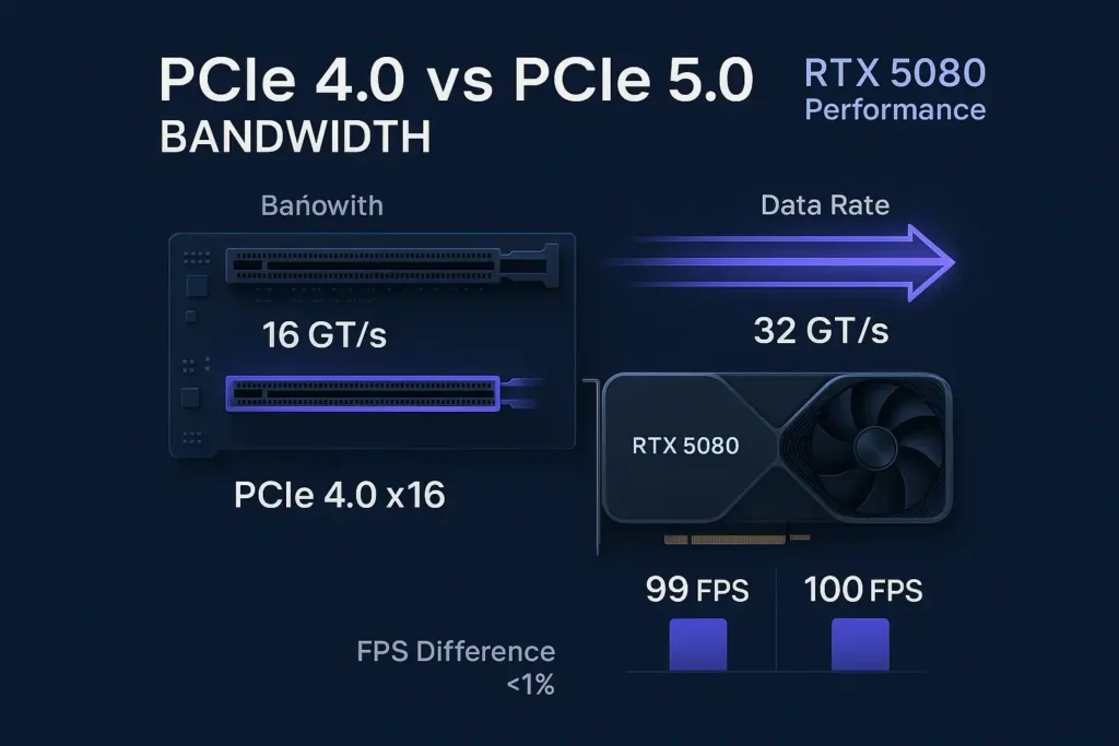 PCIe 4.0 vs PCIe 5.0 Bandwidth: Does It Matter for the RTX 5080?