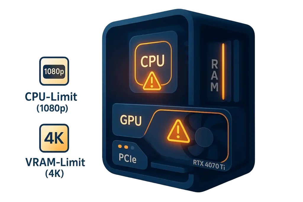 What Causes a RTX 4070 Ti bottleneck in modern PCs