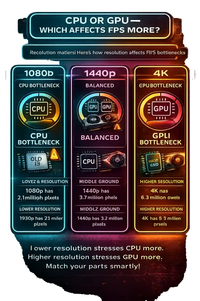 CPU or GPU – Which Affects FPS More?