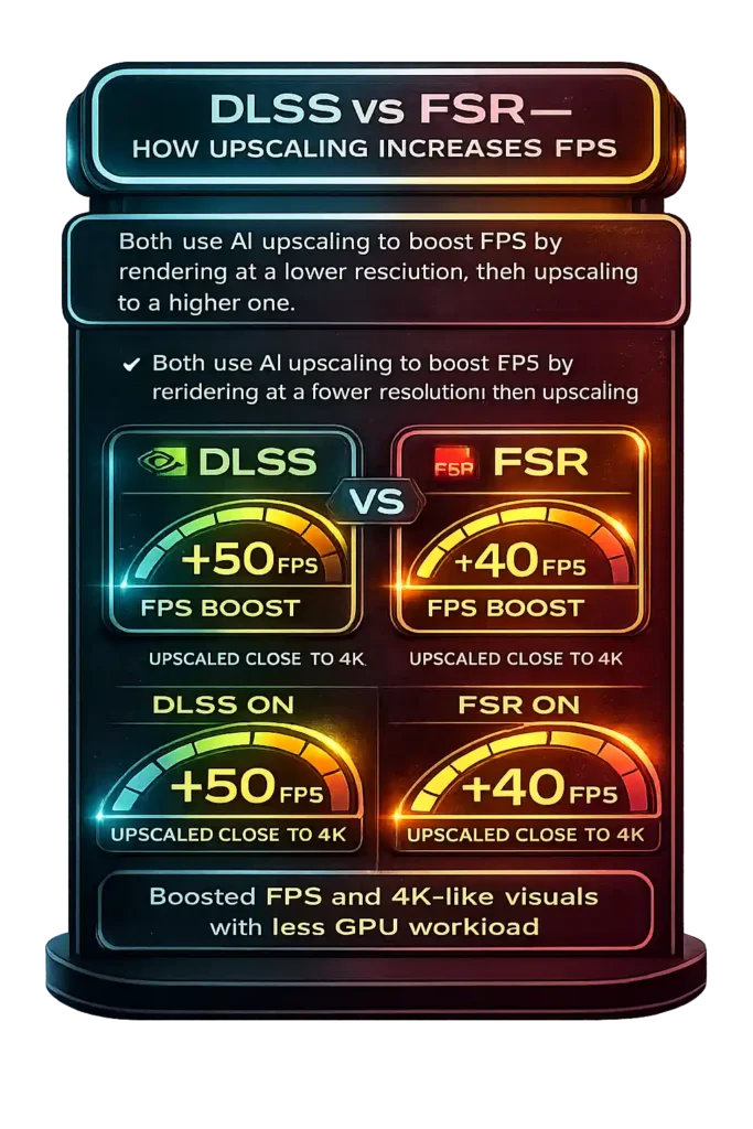 DLSS vs FSR – How Upscaling Increases FPS