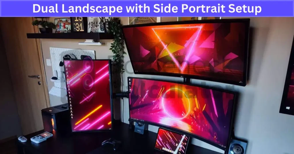 Dual Landscape with Side Portrait Setup