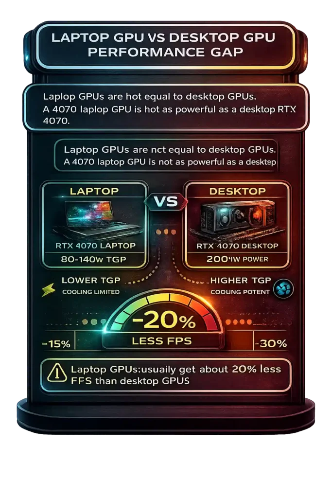 Laptop GPU vs Desktop GPU Performance Gap