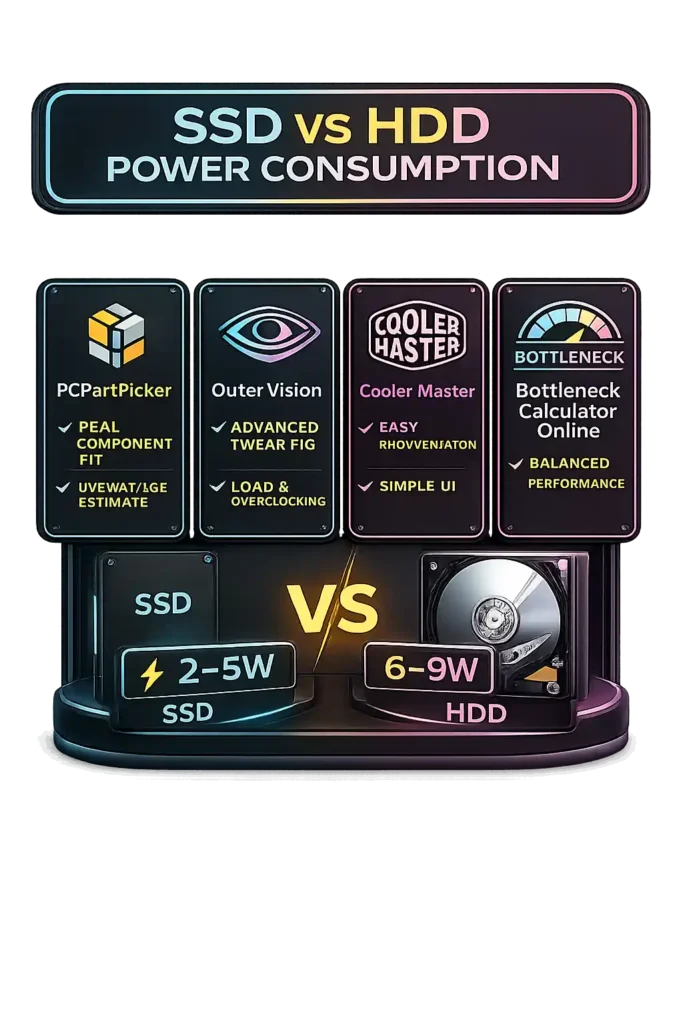 SSD vs HDD Power Consumption