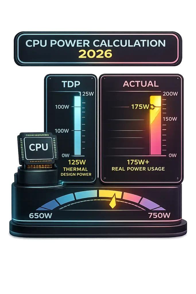 TDP vs Actual Power Consumption