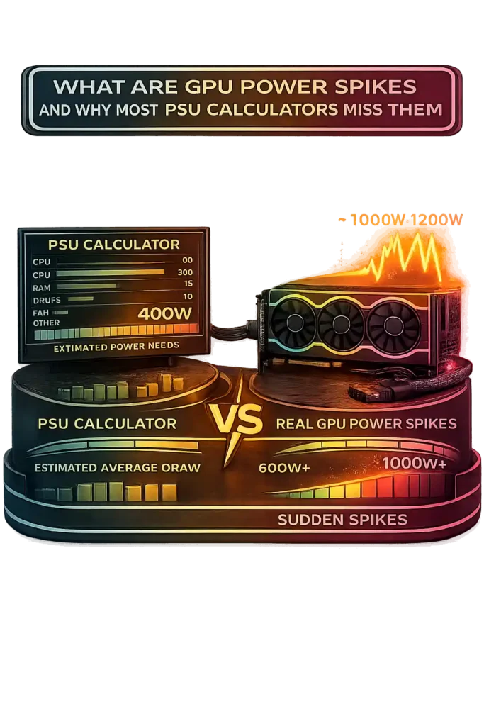 What Are GPU Power Spikes and Why Most PSU Calculators Miss Them