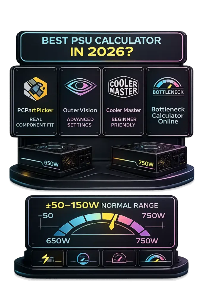 Why Do PSU Calculators Show Different Wattage Results