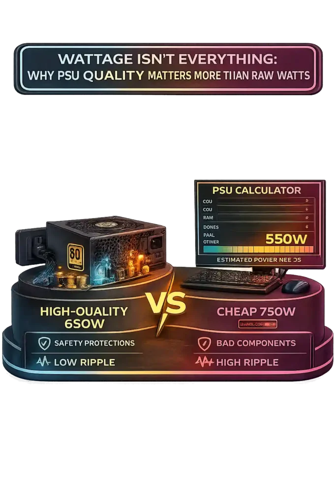 Why PSU Quality Matters More Than Raw Watts